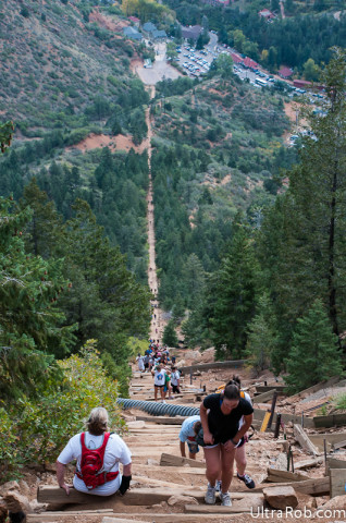 Looking Down Manitou Incline